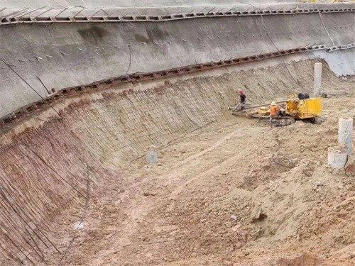 赞皇基坑边坡加固